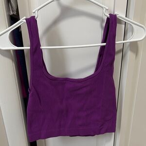 Zara Vibrant Purple Knit Top
